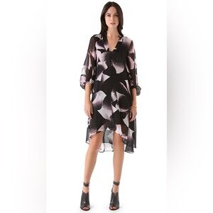 Diane von Furstenberg Silk Floral Print Dress